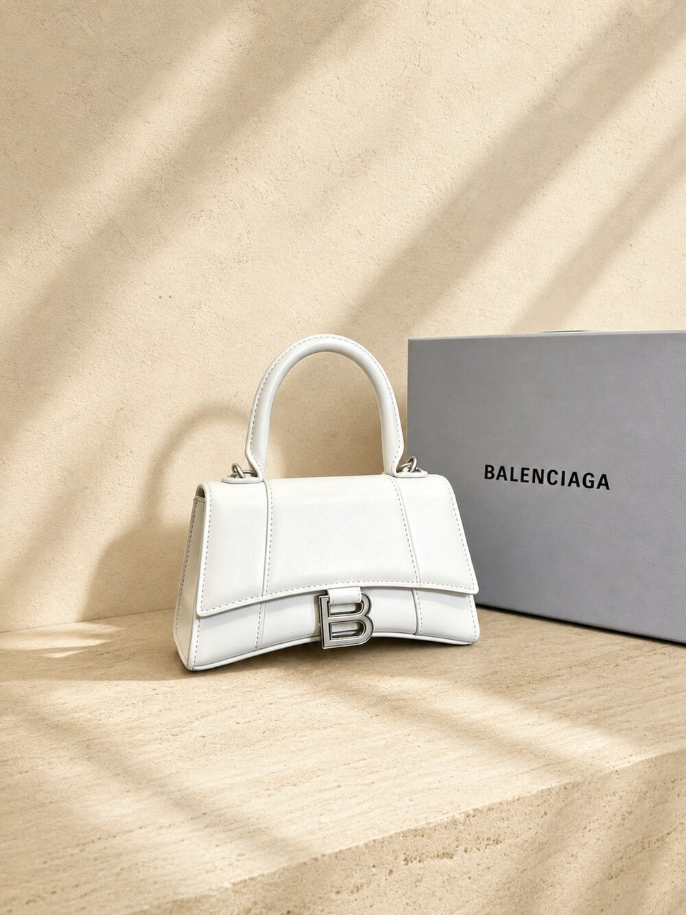 Balenciaga Top Handle Handbag | Hourglass XS | 5928331LRGM3011